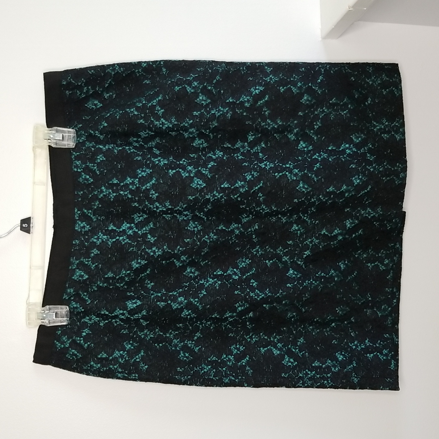 Talbots Black Lace Skirt Size 12 Petite